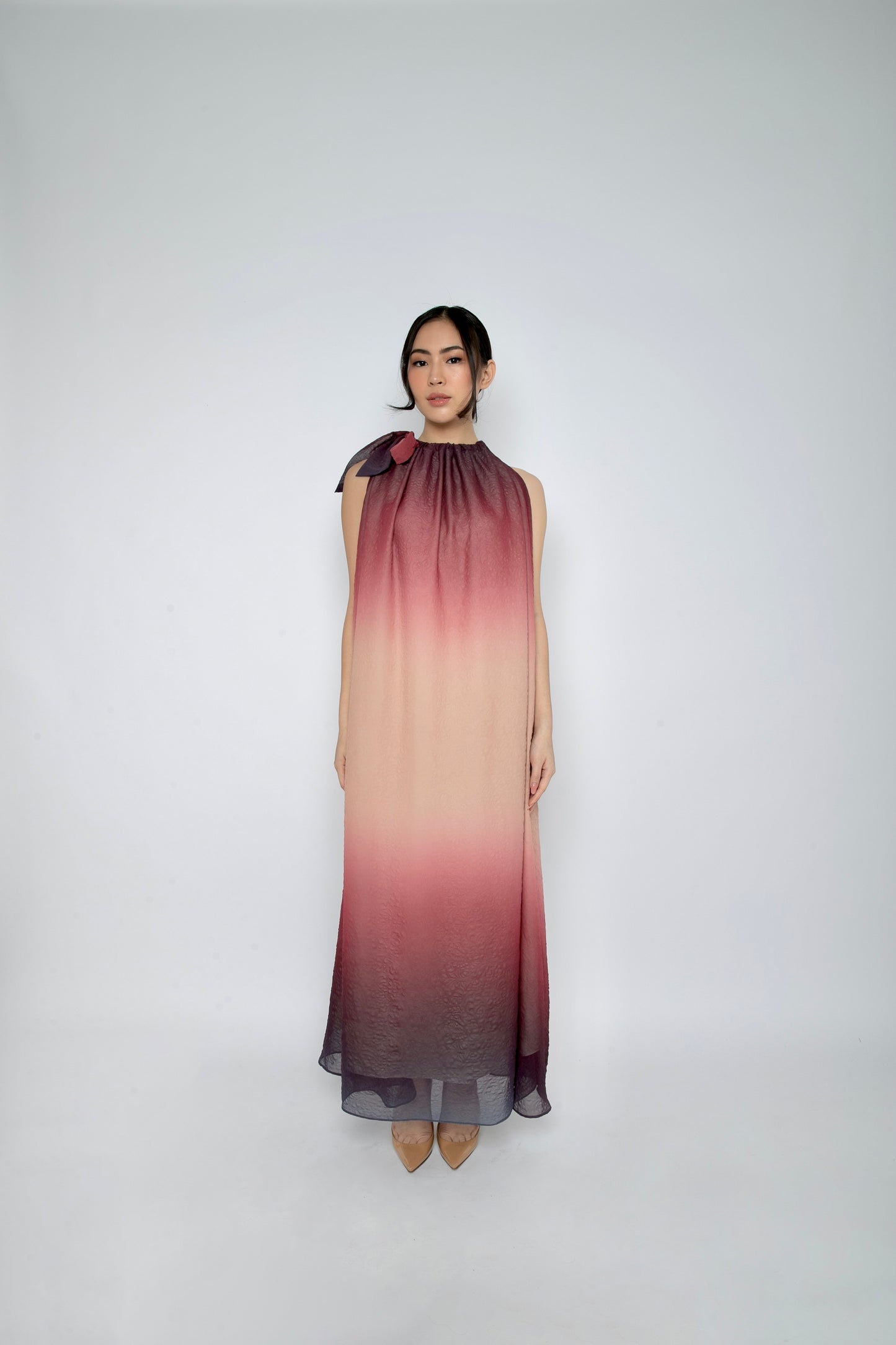 Dawn Halter Dress in Twilight