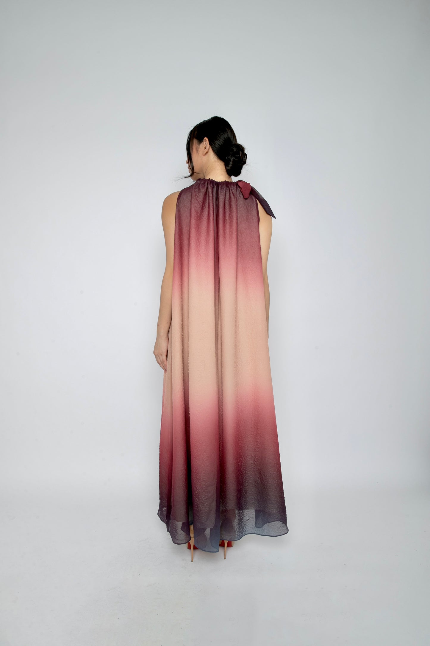Dawn Halter Dress in Twilight