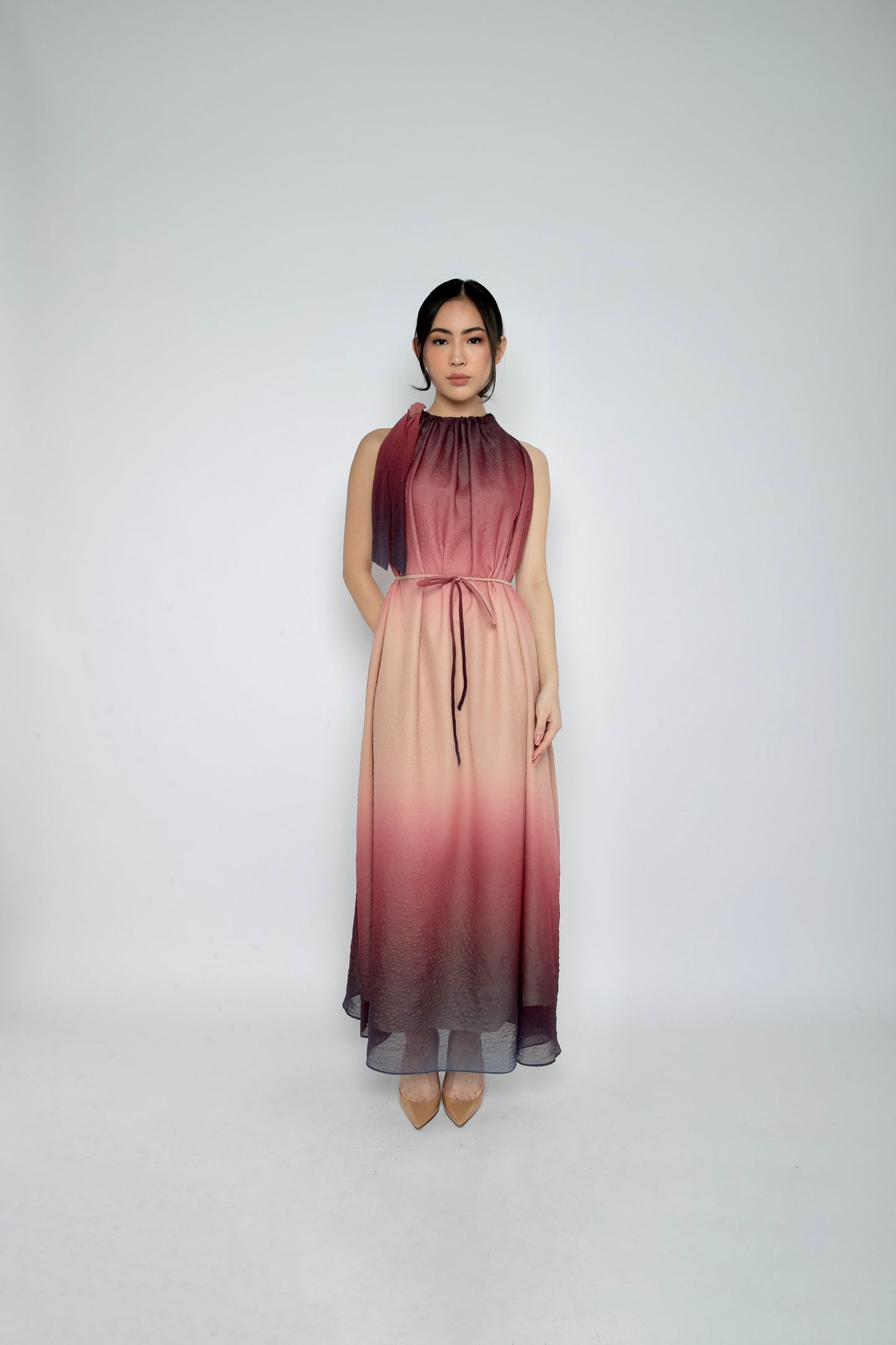 Dawn Halter Dress in Twilight