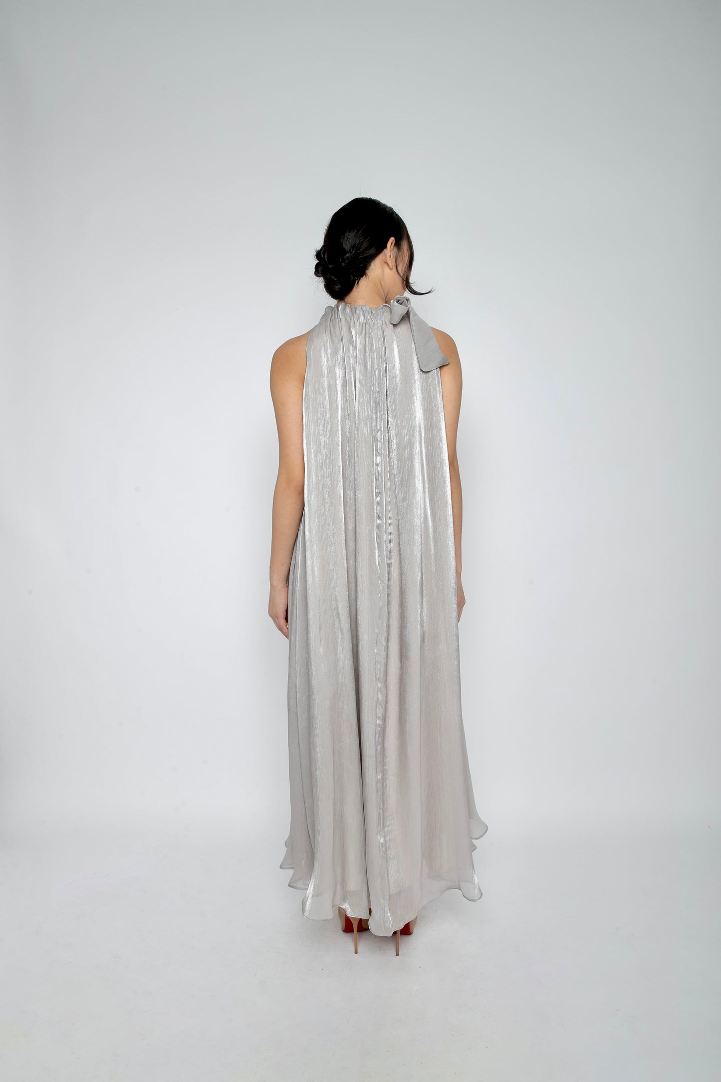 Dawn Halter Dress in Moonlight