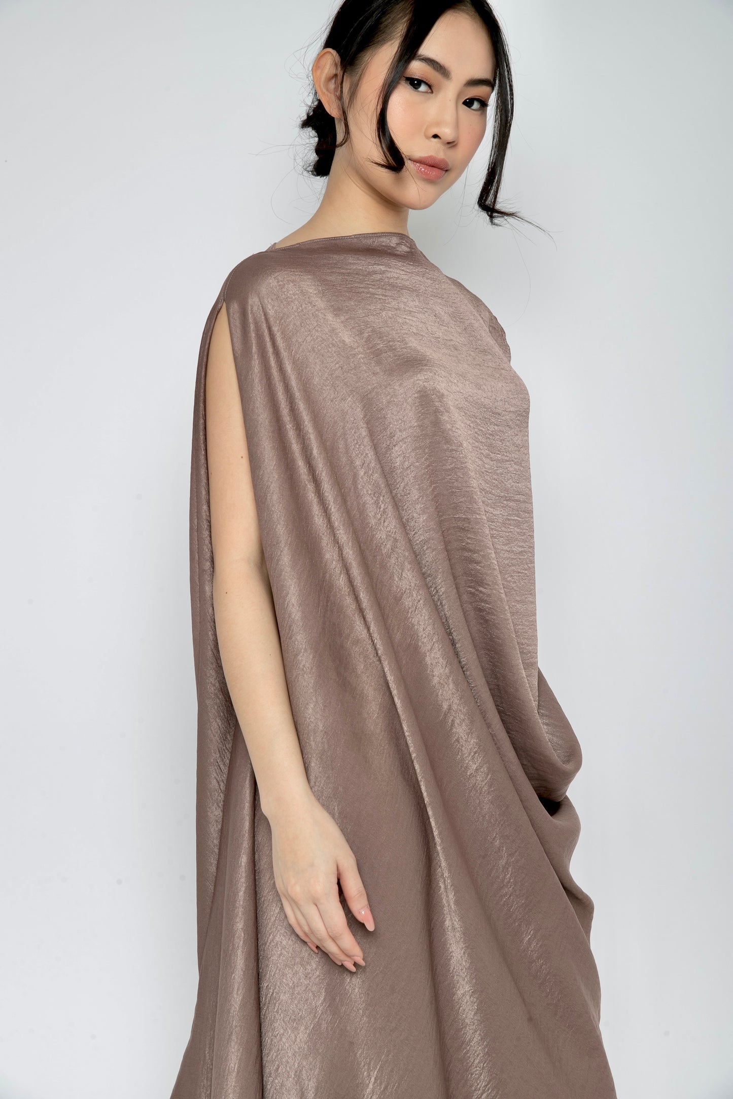 Selene Dress in Mauve