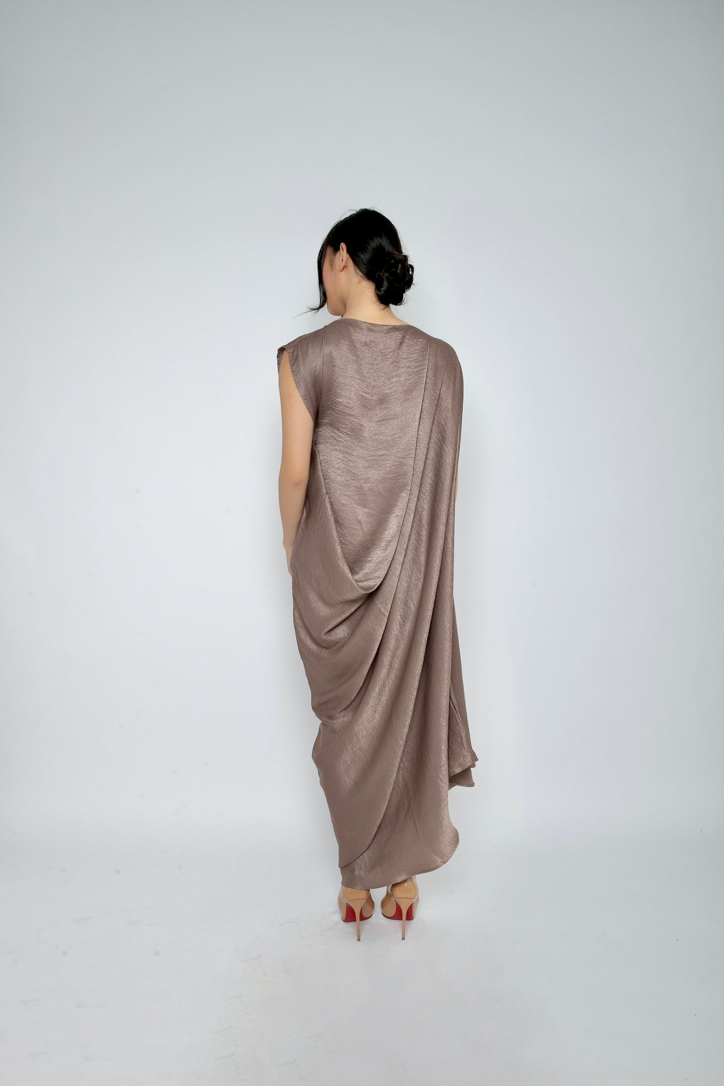 Selene Dress in Mauve