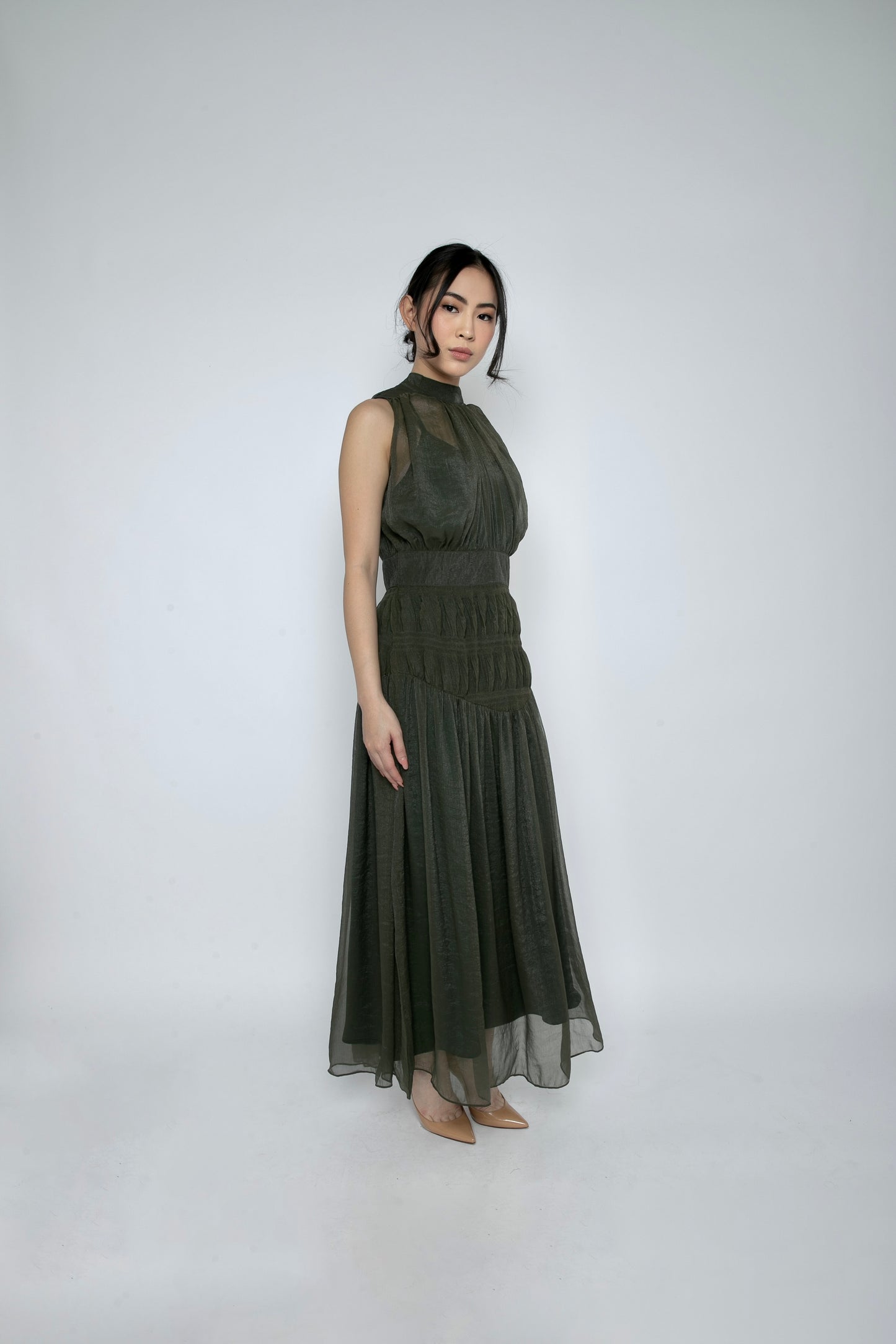 Meadow Dress in Forest