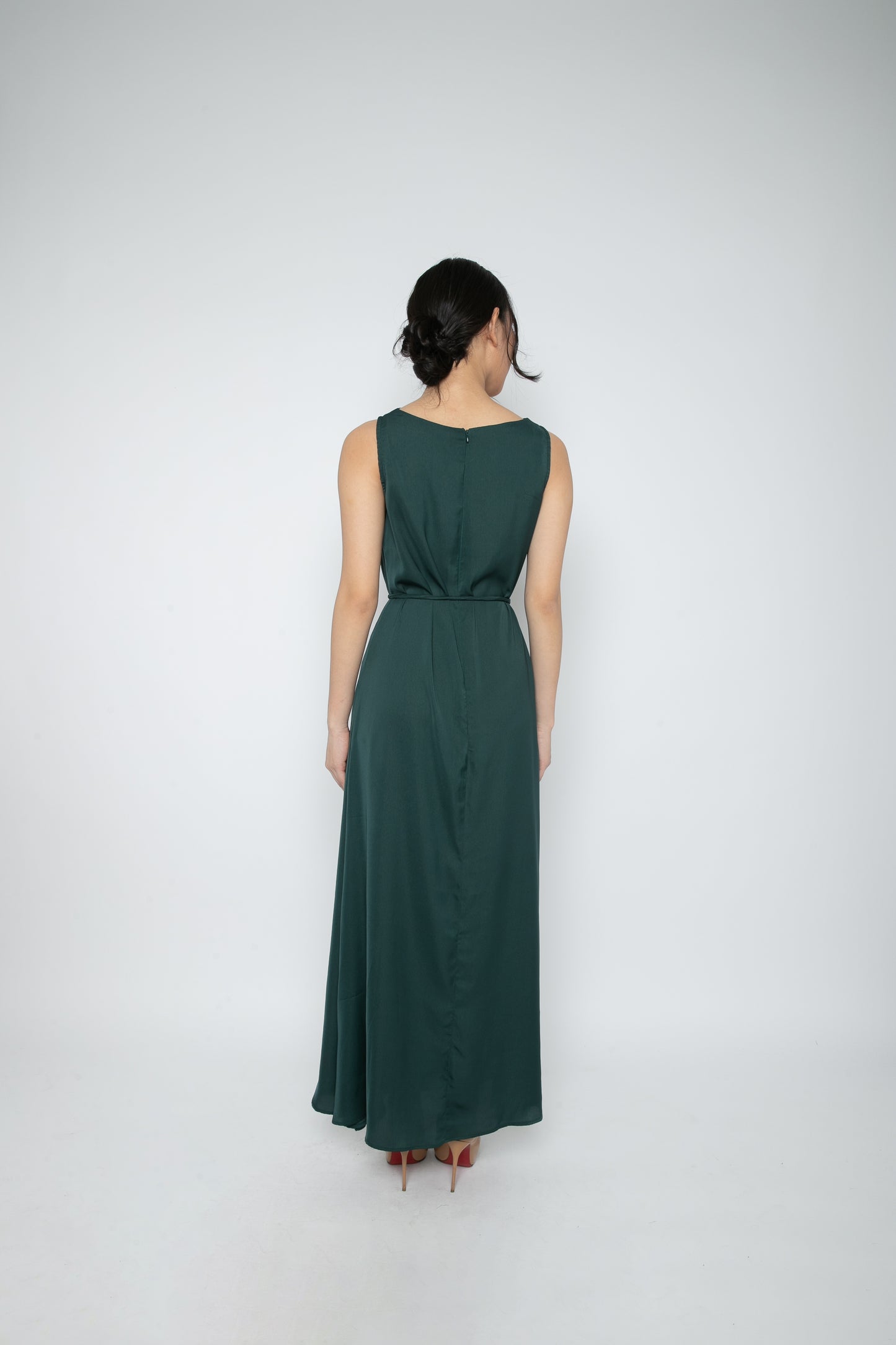 Pine Dress in Dark Green