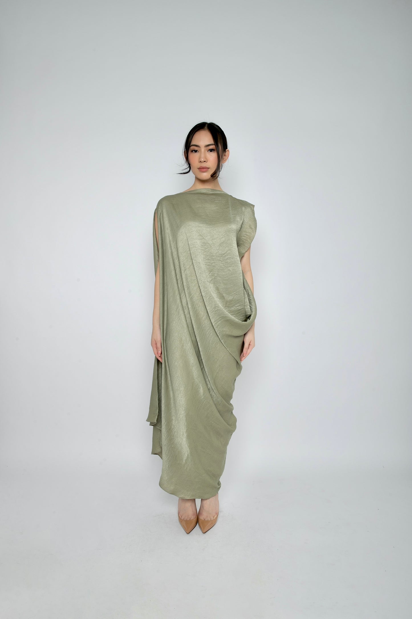 Selene Dress in Sage