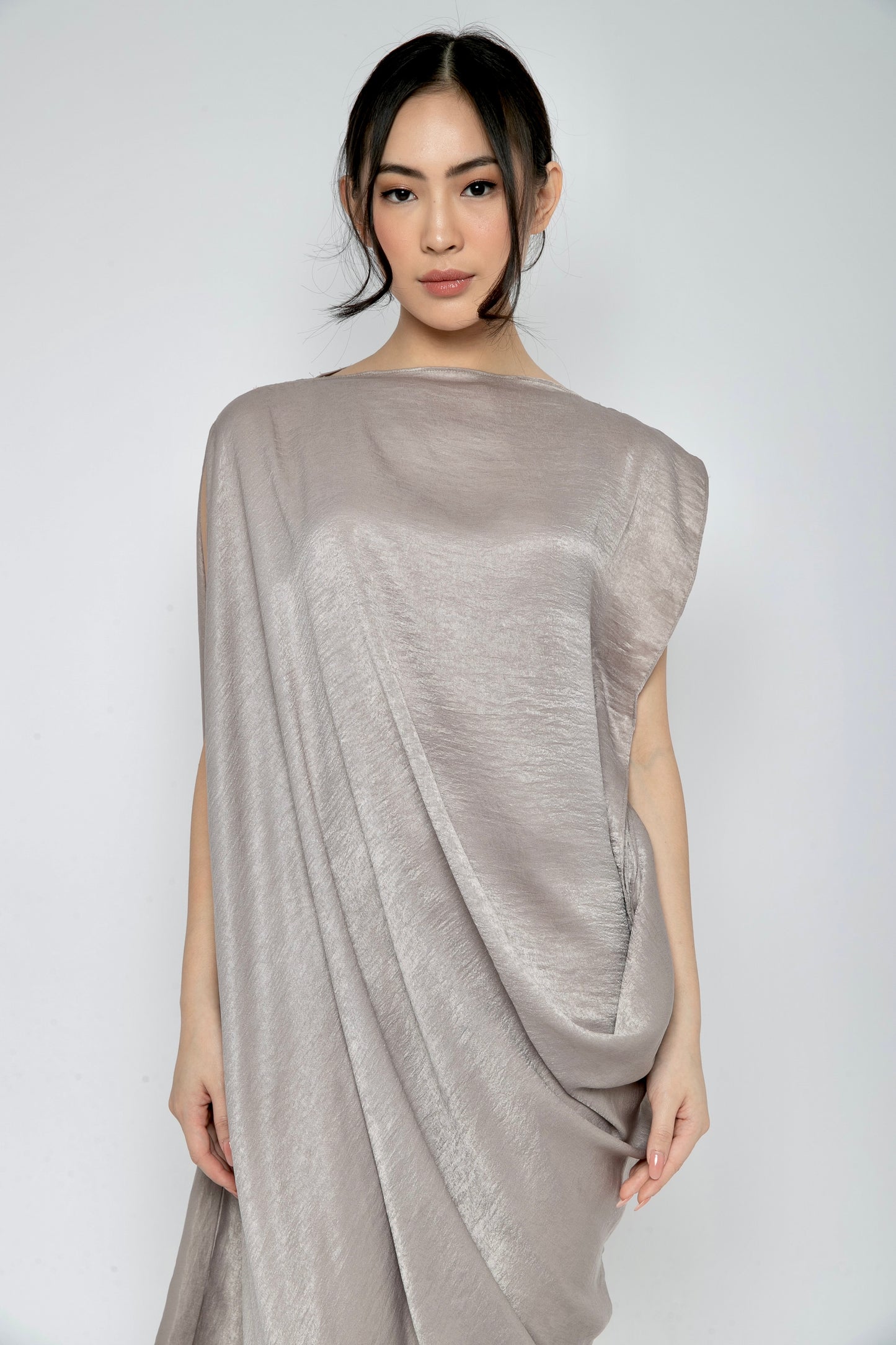 Selene Dress in Pearl
