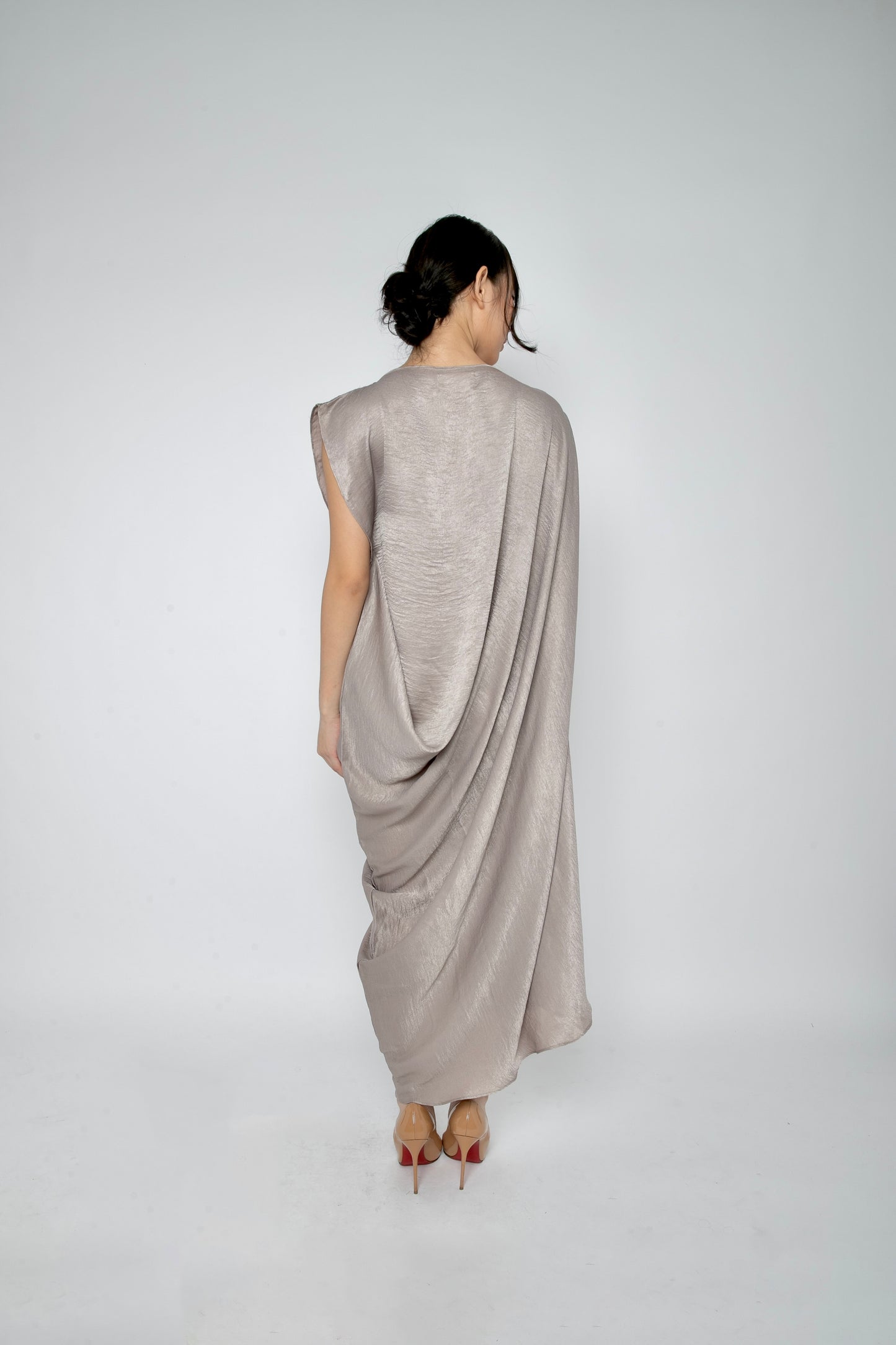 Selene Dress in Pearl