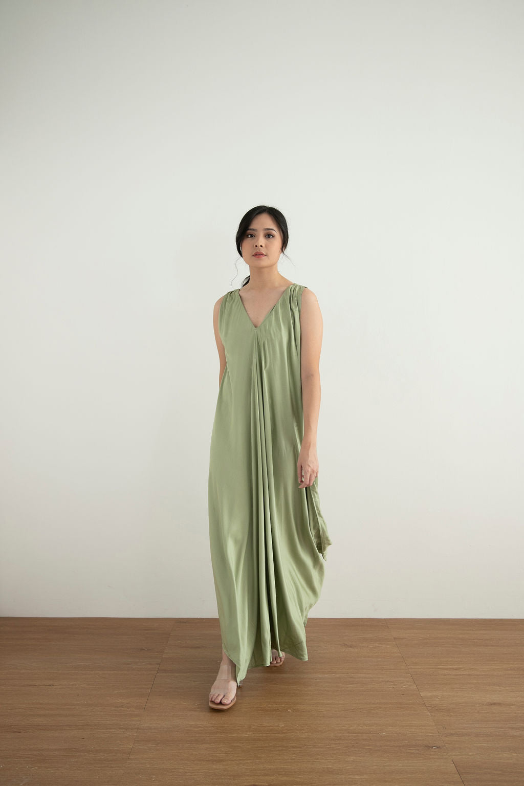 Earnest Sage Dress