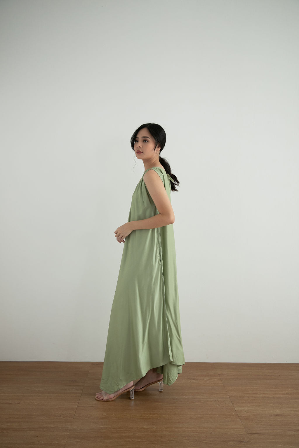Earnest Sage Dress