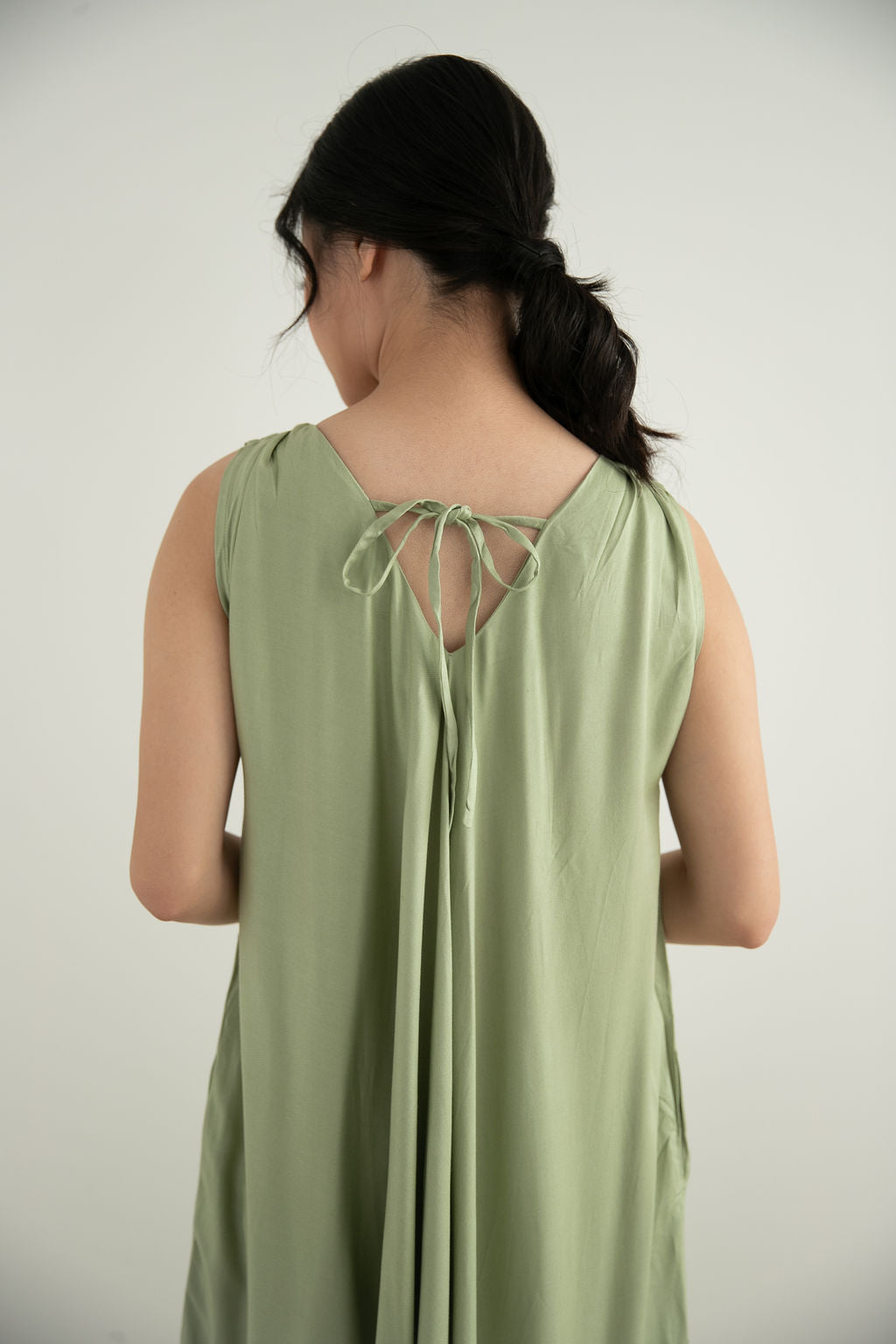 Earnest Sage Dress