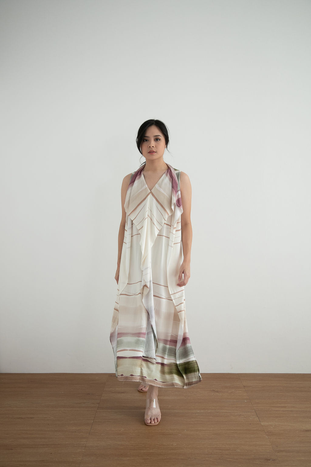 Secludia Dress in Cappuccino
