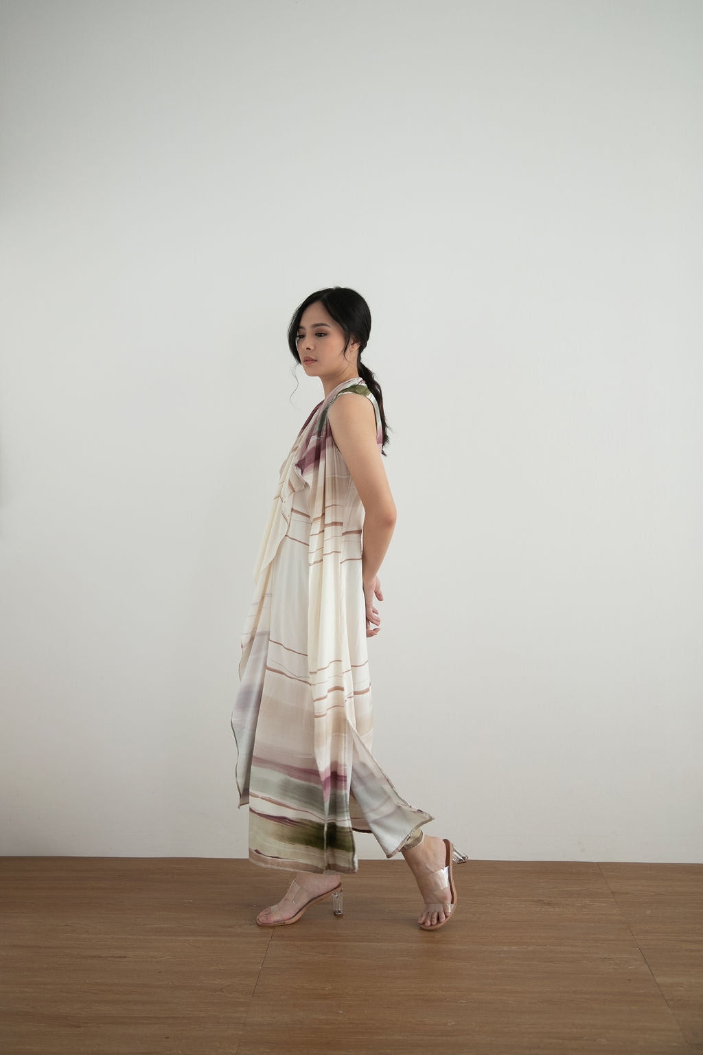 Secludia Dress in Cappuccino
