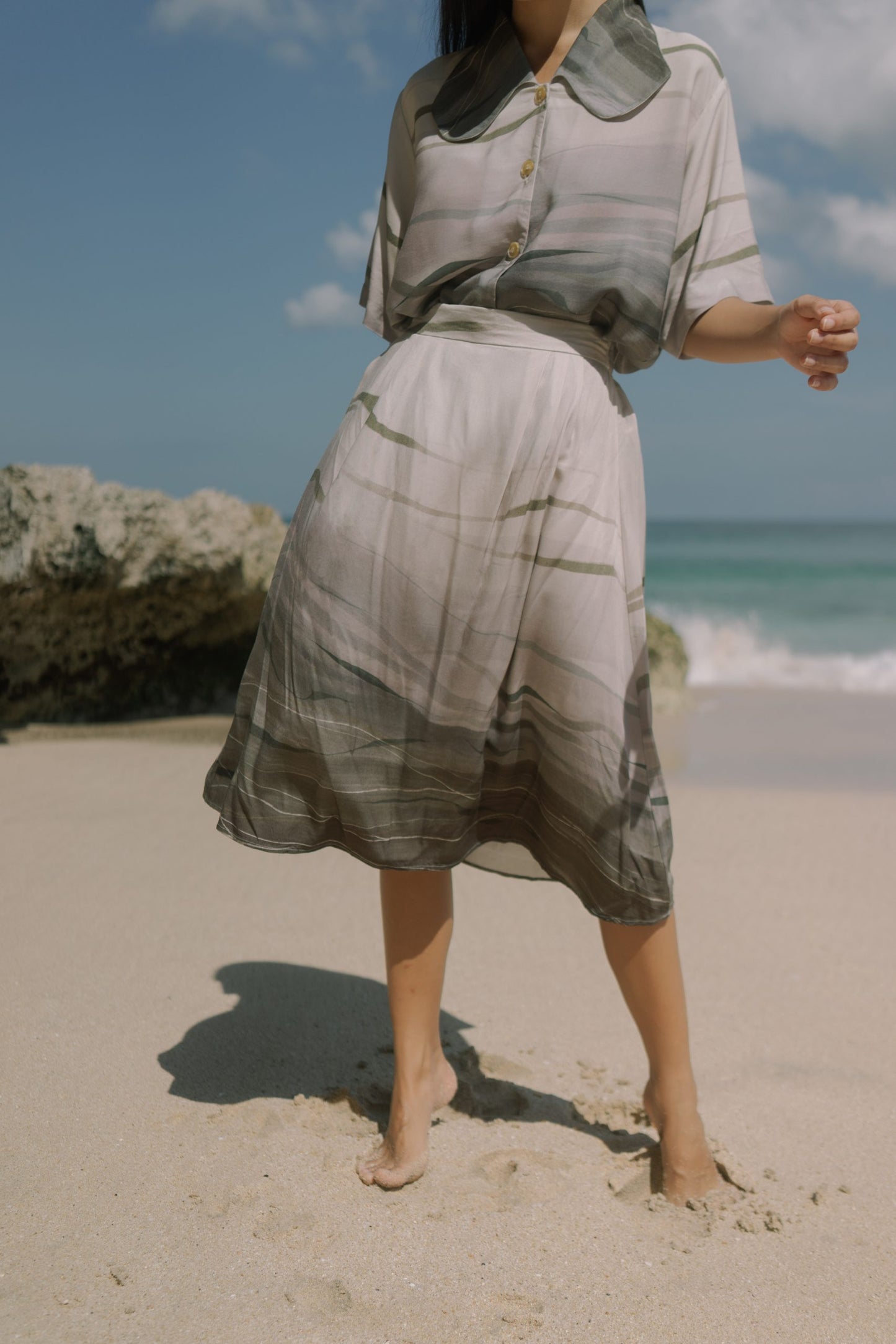 Clover Skirt in Olive