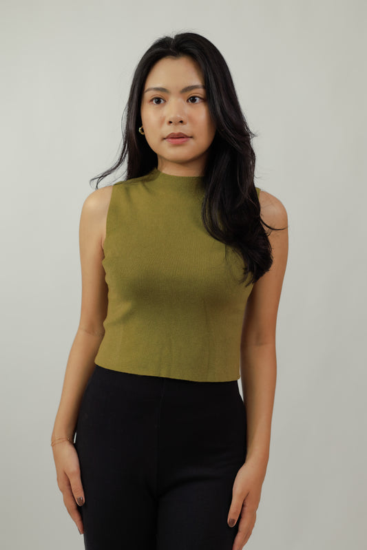 Ola Olive Top