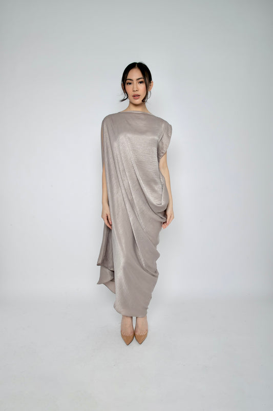 Selene Dress in Pearl